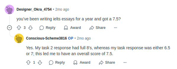 Reddit comment 7